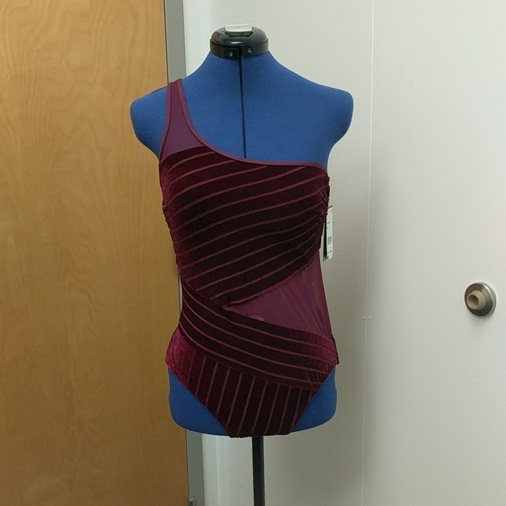 Kenneth Cole one shoulder swimsuit